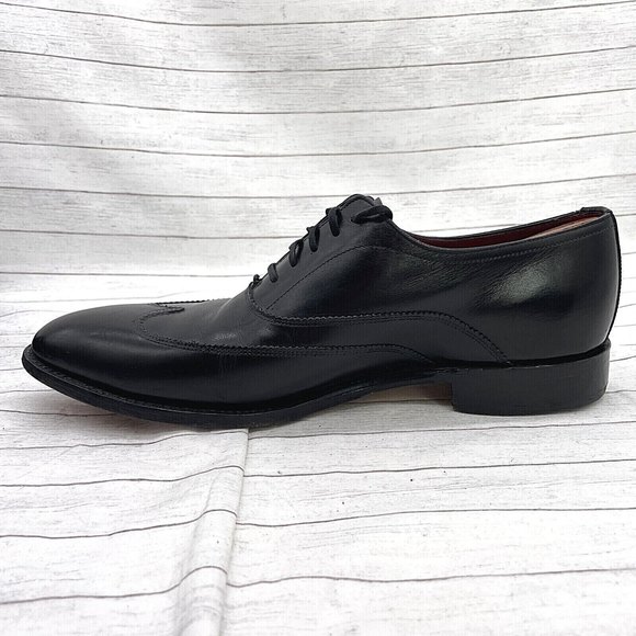 Charles Tyrwhitt Wingtip Brogue Black Leather Mens Shoe Size US 10.5 UK 10 main image 7